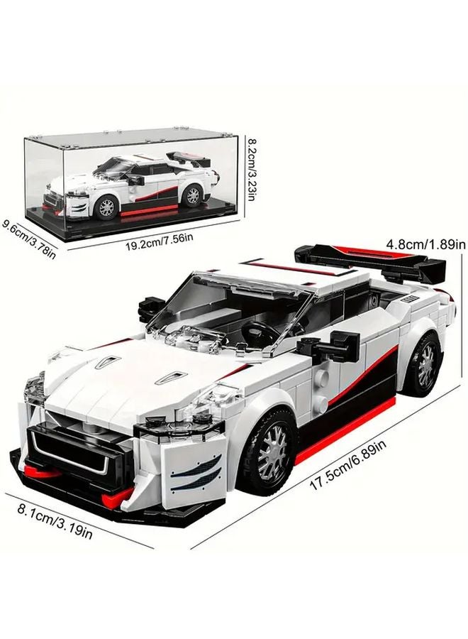 TYCOLE T1080A 313 Pcs Racing Car Building Blocks Model Kit With Display Case Educational Toy Gift For Ages 6 Plus - Image 2
